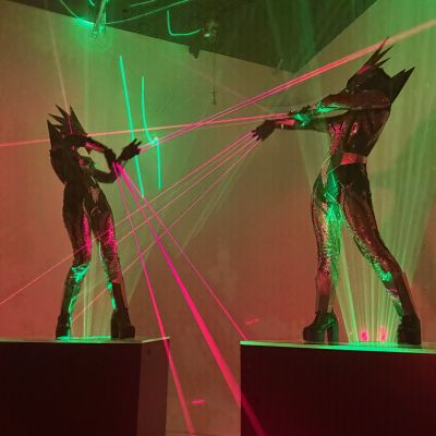 laser cube for rent entertainment for event
