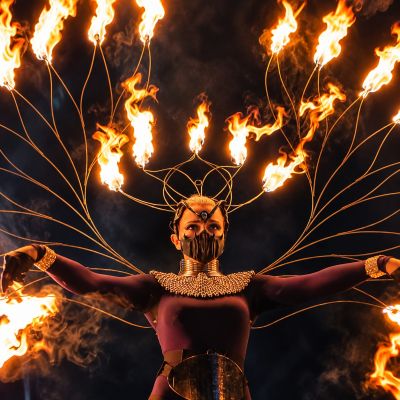 Fire dance Show  entertainment dubai oman qatar 