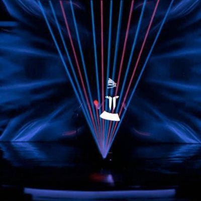laser harp show uae dubai