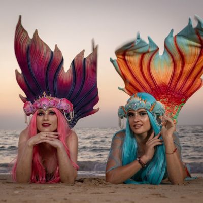 Professional mermaid performer for luxury events in Dubai UAE